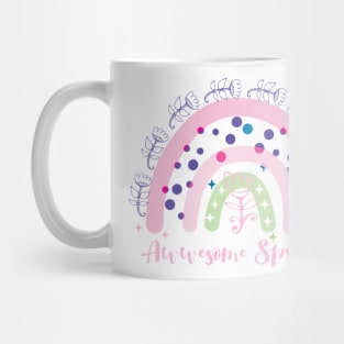 Awesome Spring Rainbow Mug